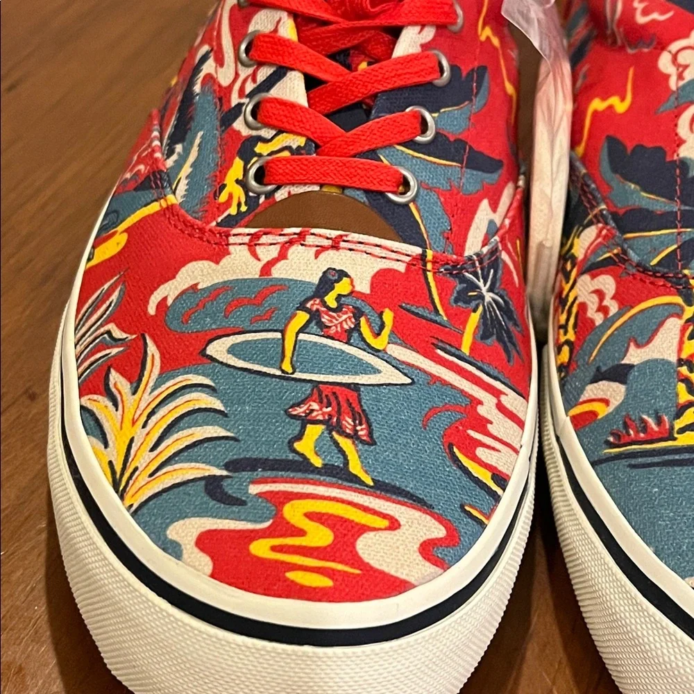 Polo Ralph Lauren Thorton III Shoes Sneakers Aloha Hawaii Surf new Mens Size 12